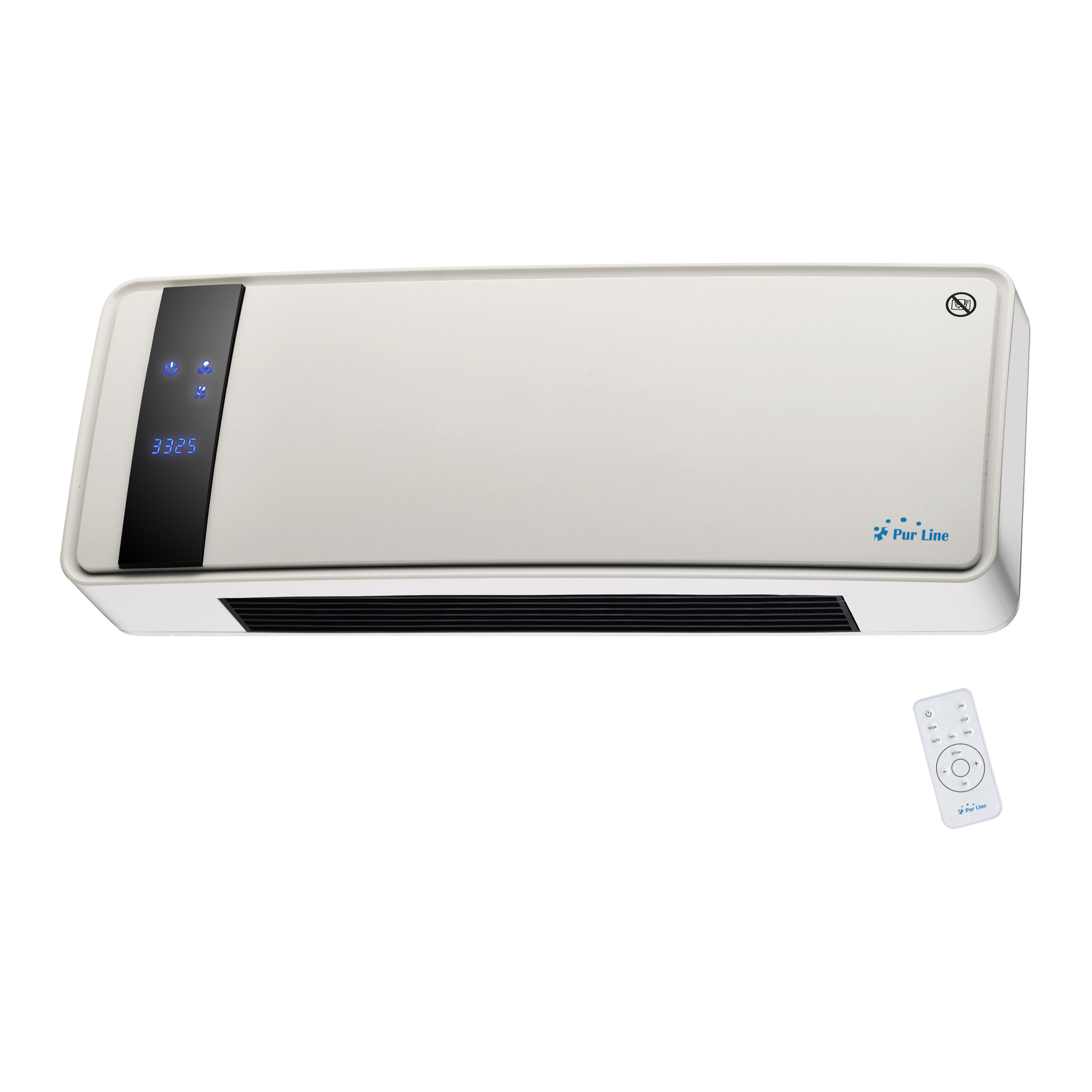 Chauffage soufflant  2000 W 3 modes de fonctionnement avec télécommande et minuterie