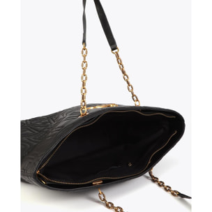 Shopper con cuciture del logo