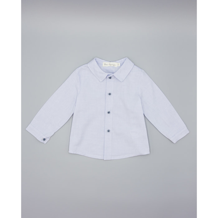 Camisa Azul De Oxford