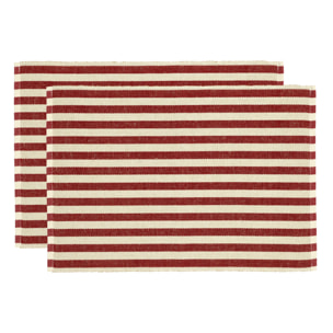 Set de 2 set de table Statement Stripe 33x48cm