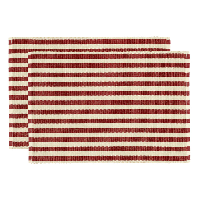 Set de 2 set de table Statement Stripe 33x48cm