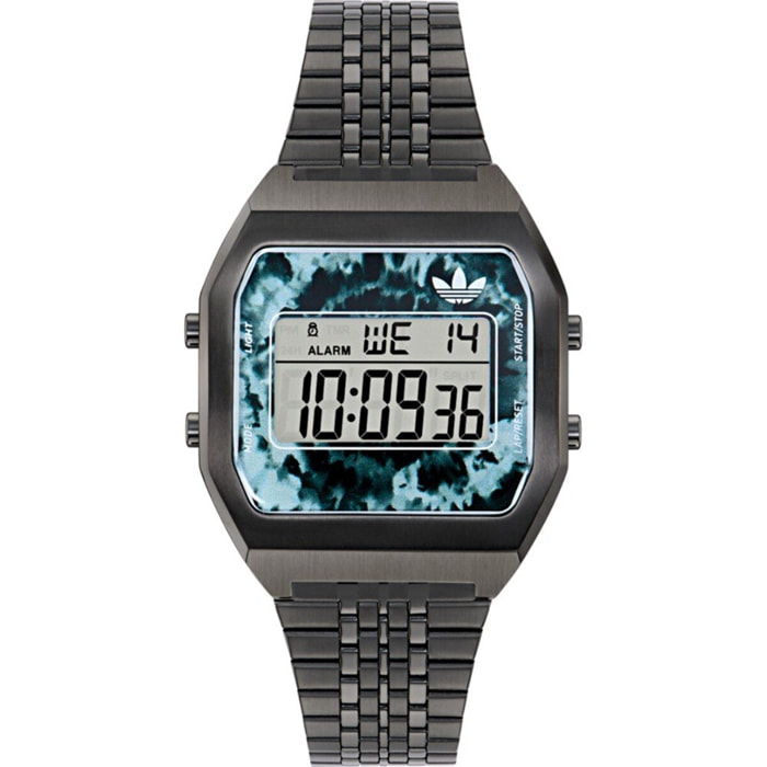 Reloj Adidas AOST24558 Unisex Digital Cuarzo con Correa de Acero inoxidable