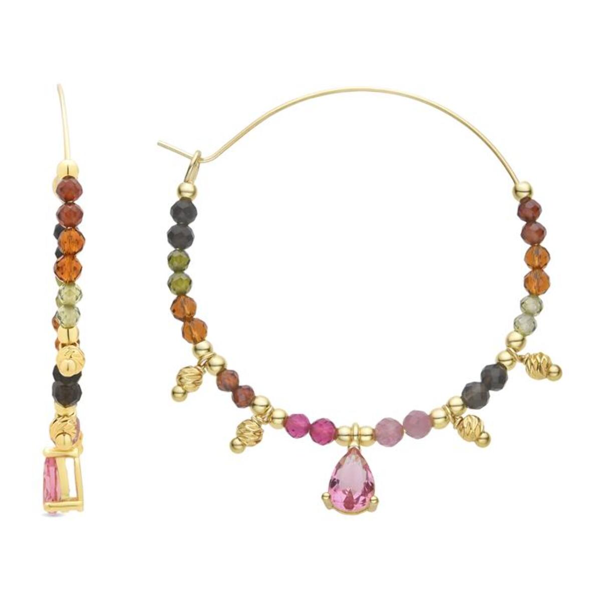 Pendientes Lux by Lux acabados oro 18k