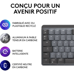 Clavier sans fil LOGITECH MX Mechanical Mini Rétroéclairé