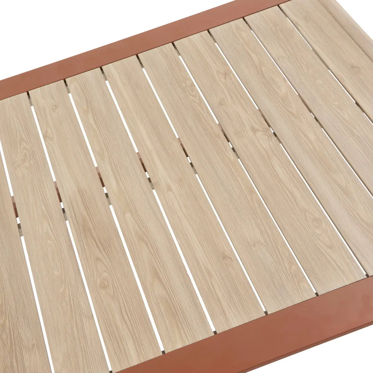 Salon de jardin Allure 5 places acajou