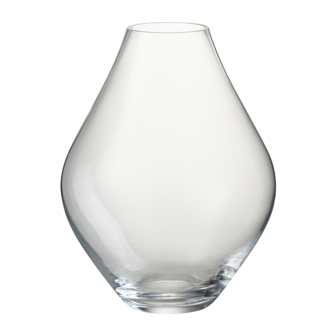 J-Line Vase Abby Verre Transparent Large