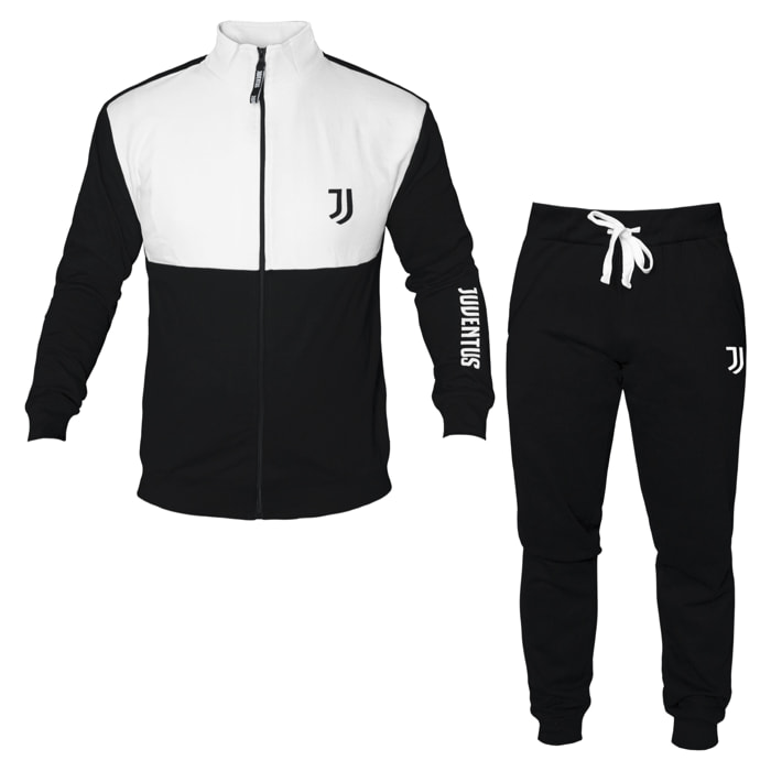 Tuta Homewear Uomo JUVENTUS Prodotto Ufficiale Cotone Felpato - 2 Modelli