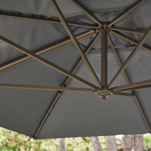 Parasol déporté rectangulaire 3x4m ANTIBES