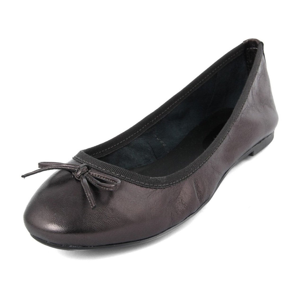 Ballerine Donna In Pelle Colore Grigio-