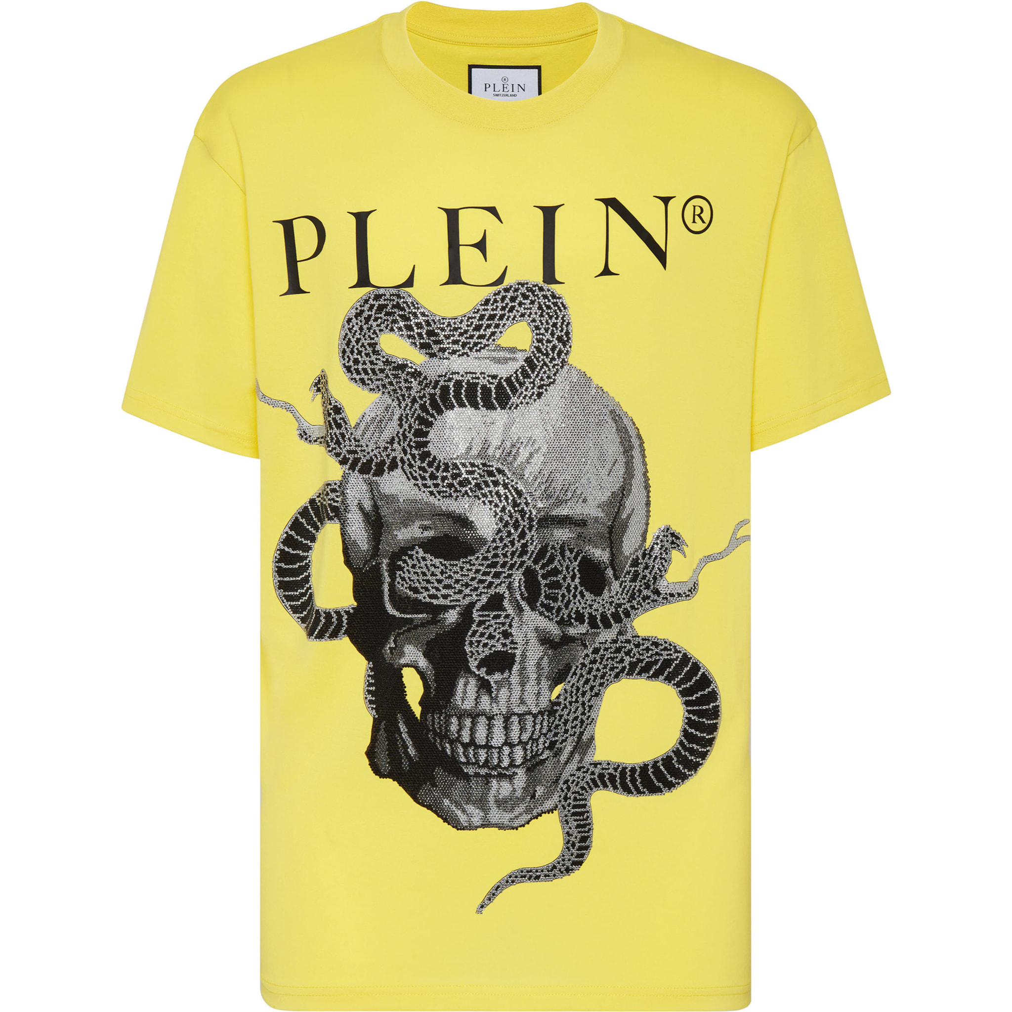 PHILIPP PLEIN T-Shirt Round Neck SNAKE