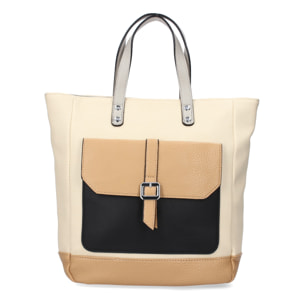 Mochila de Mujer, diseño moderno, Compartimento Principal con Cremallera, Bolsillo Frontal con boton de iman
