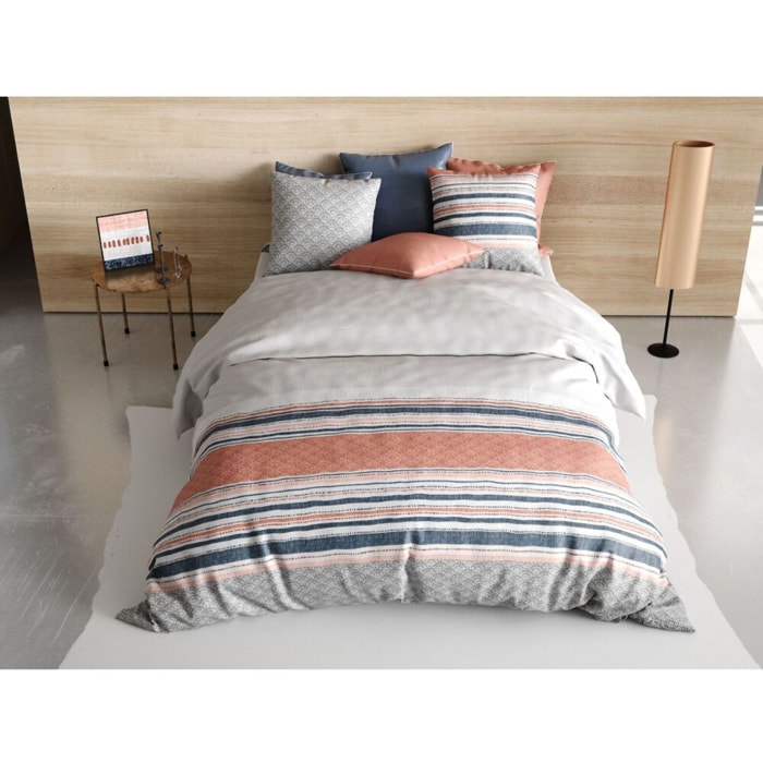 Parure Housse De Couette 3pcs 100% Coton 57fils Chakra