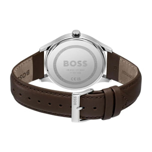 Reloj Boss 1513955 Hombre Analogico Cuarzo con Correa de Cuero