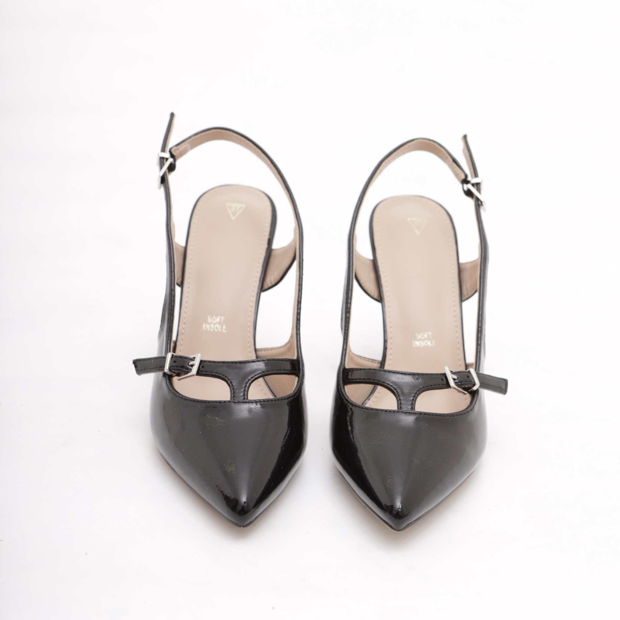 SLINGBACK T-BAR NERO