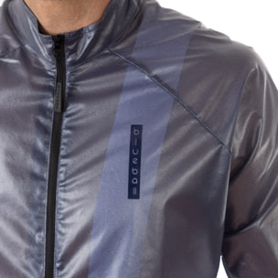 Chaqueta ciclista sin capucha transpirable, resistente al viento y a la lluvia.