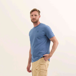 Camiseta de Algodón Orgánico con Logotipo Degradado Azul LIFESTYLE T-SHIRT JOE BLUE