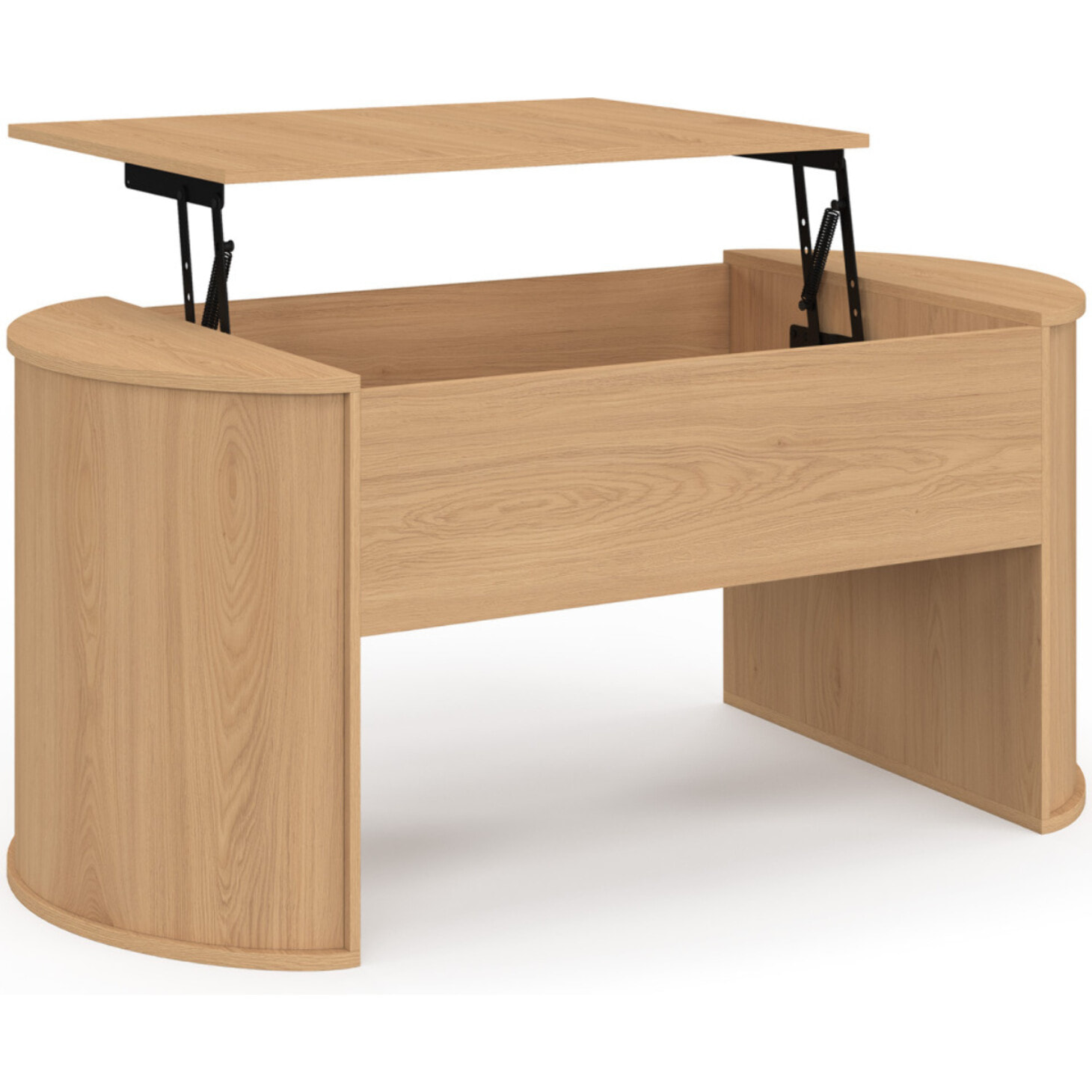 Table basse Nami relevable effet hêtre
