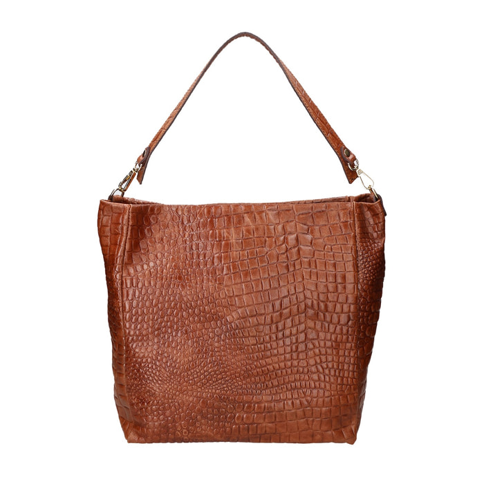 Borsa a spalla da donna - Modello Valtera - Vera pelle - 32.0 x 31.0 x 15.0 cm