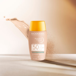 Photoderm Nude Touch - Soin Minéral Teinté Clair - Peaux Sensibles Mixtes/Grasses SPF50+ 40 ml