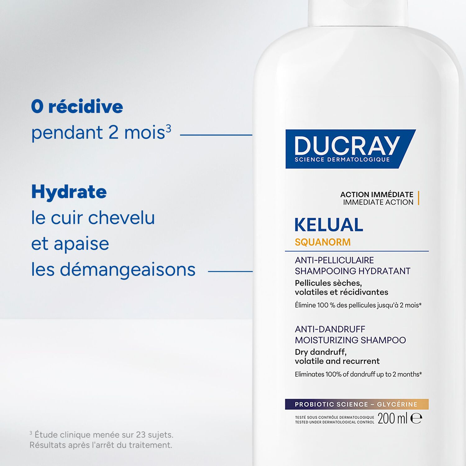 Kelual Squanorm - Anti-Pelliculaire Shampooing Hydratant 200 ml