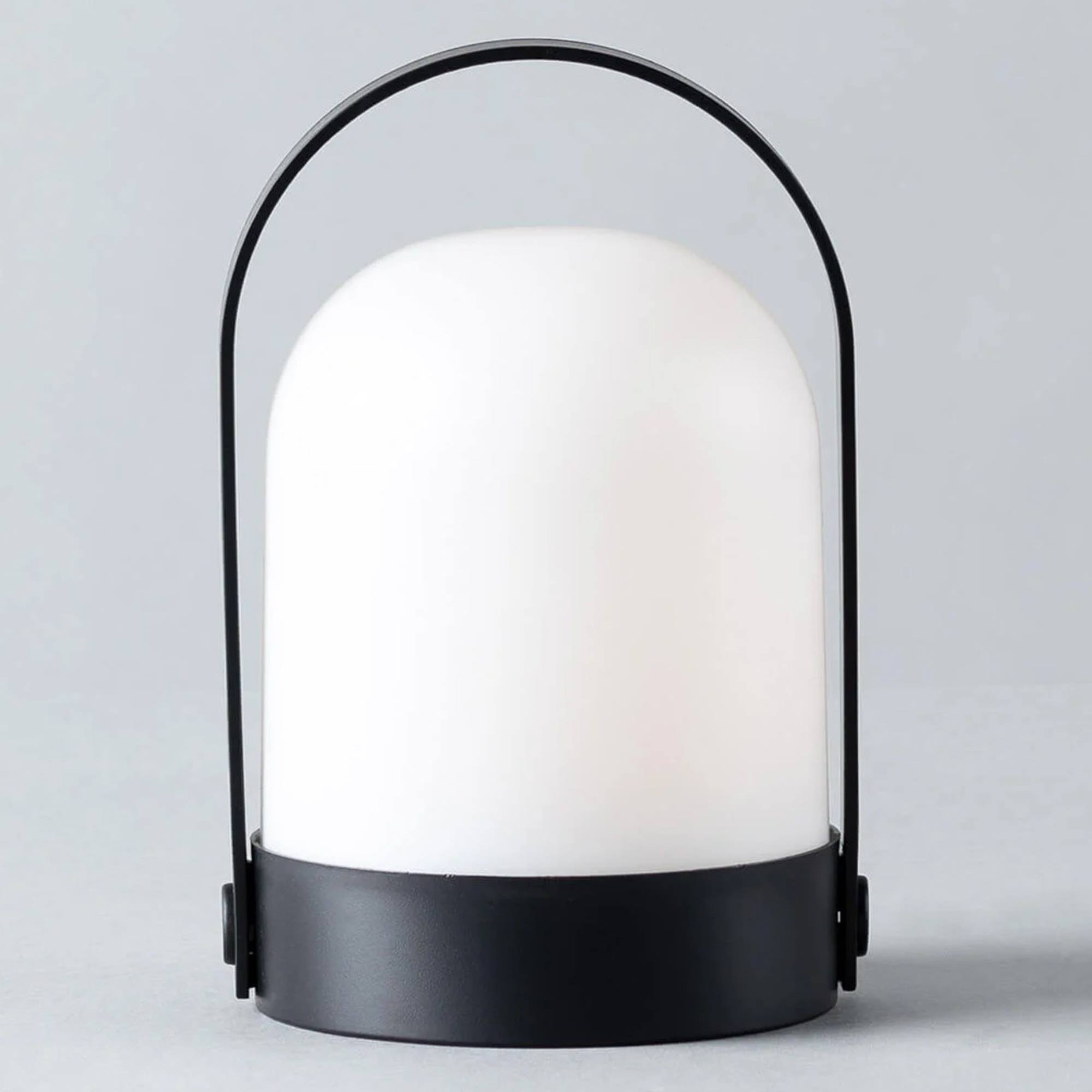 Well Home Lámpara mesa en polipropilenoH.21cm negra