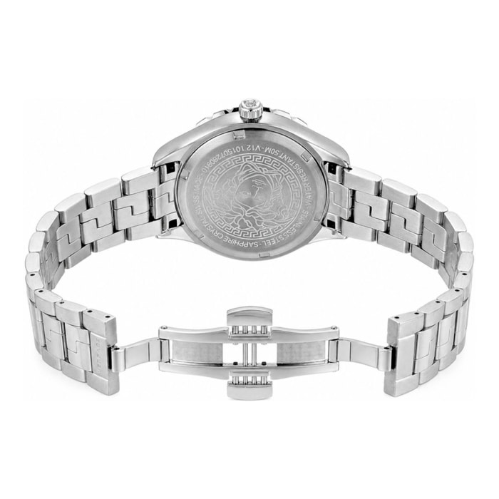 Reloj Versace V12020015 Mujer Analogico Cuarzo con Correa de Acero inoxidable