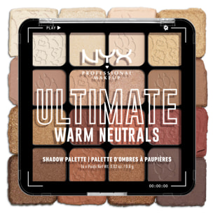 NYX Professional Makeup ULTIMATE SHADOW PALETTE Palette fards à paupières Warm Neutrals