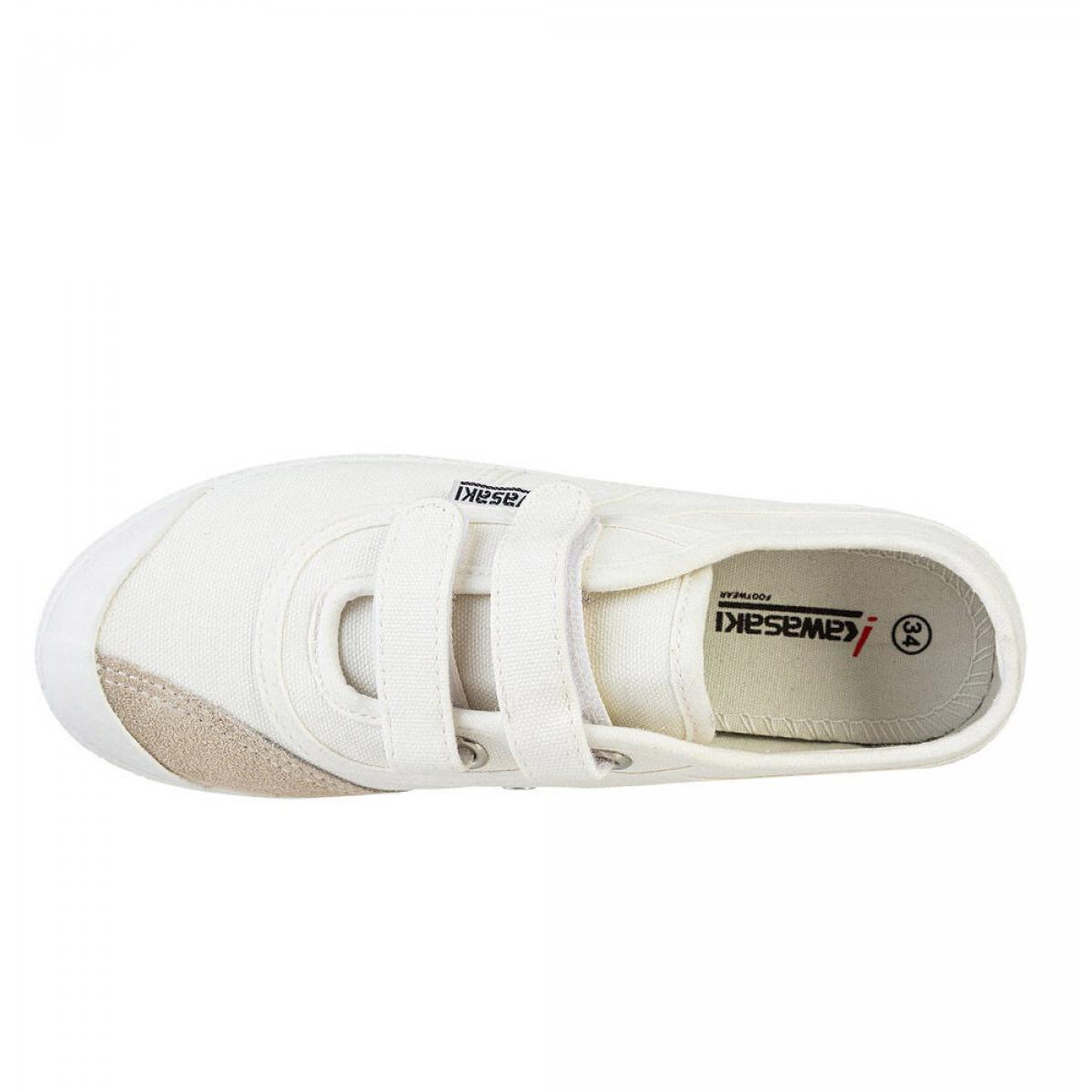 Zapatillas Sneaker KAWASAKI Original Kids Shoe W/velcro K202432 1002S White Solid
