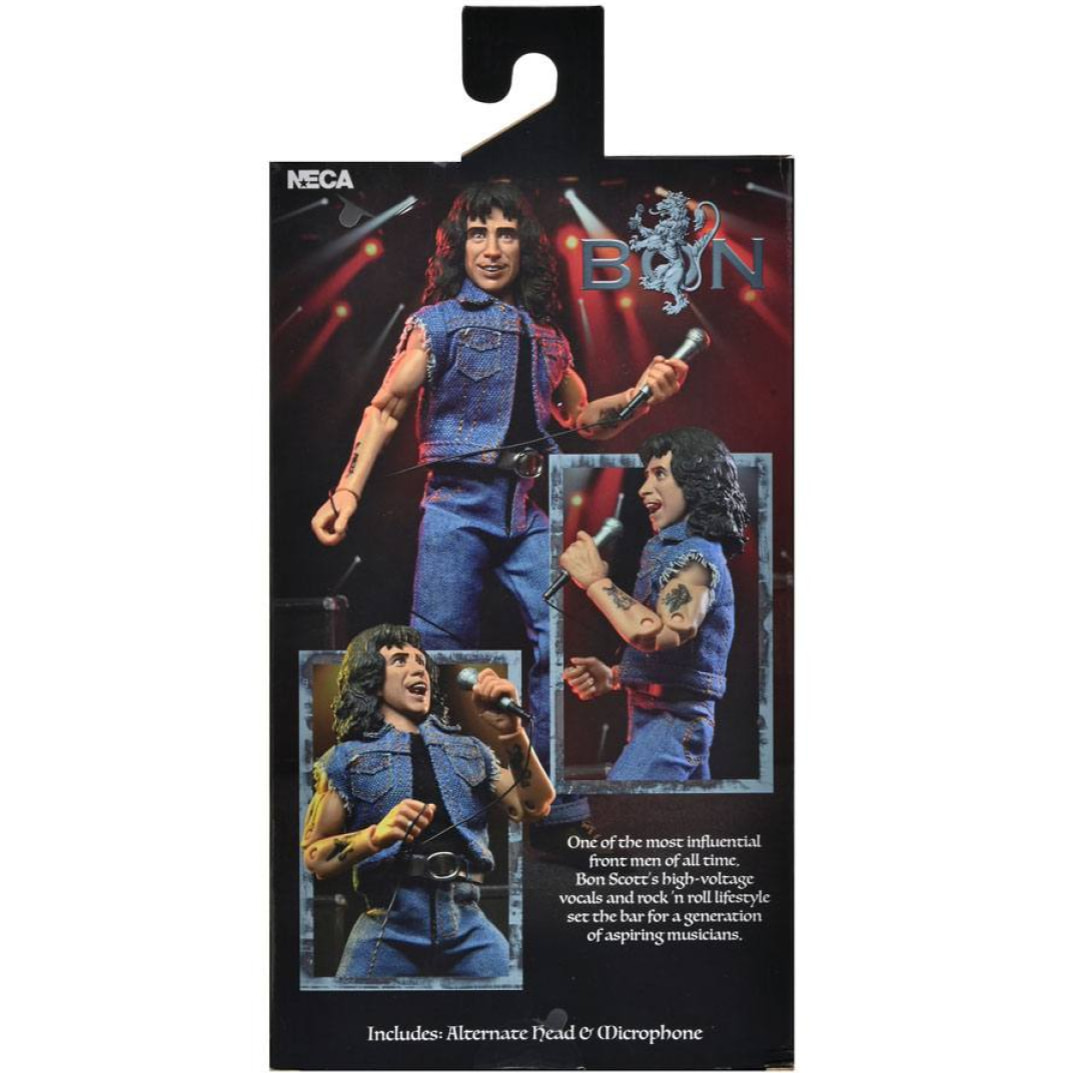 Ac/dc Clothed Action Figura Bon Scott (highway To Hell) 20 Cm Neca