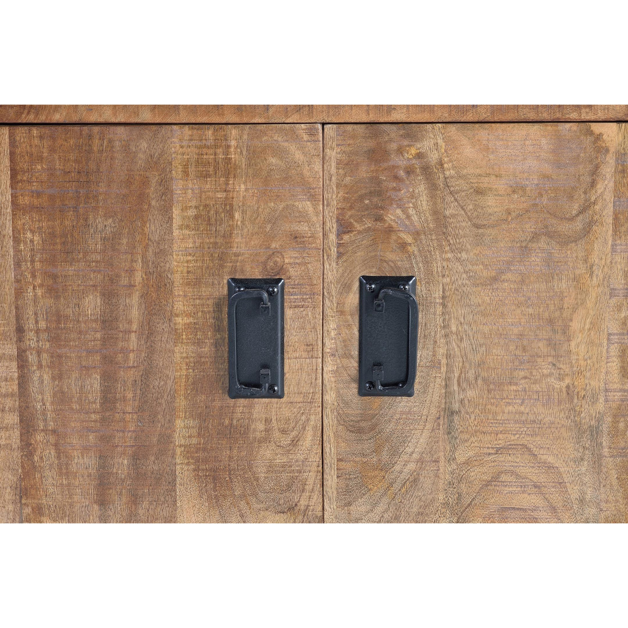 Aparador de Madera de Mango Estilo Industrial