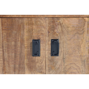 Aparador de Madera de Mango Estilo Industrial