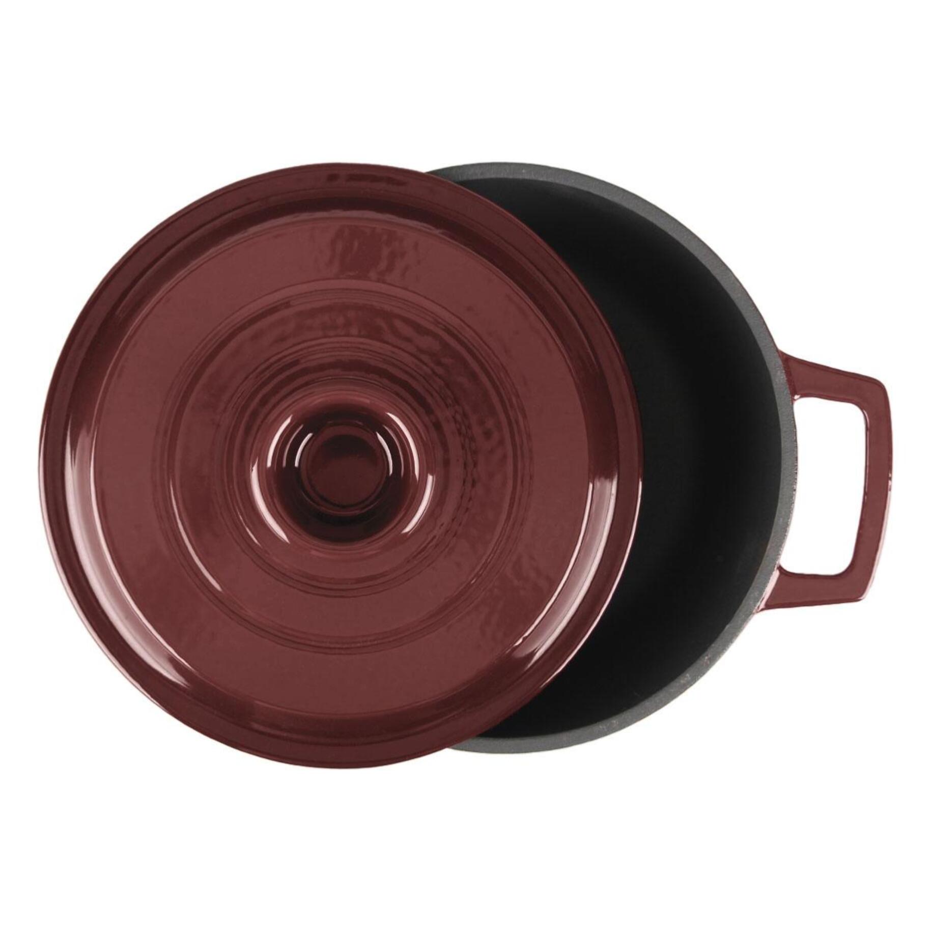 Cocotte en fonte ronde   - "Masseiron Merlot"