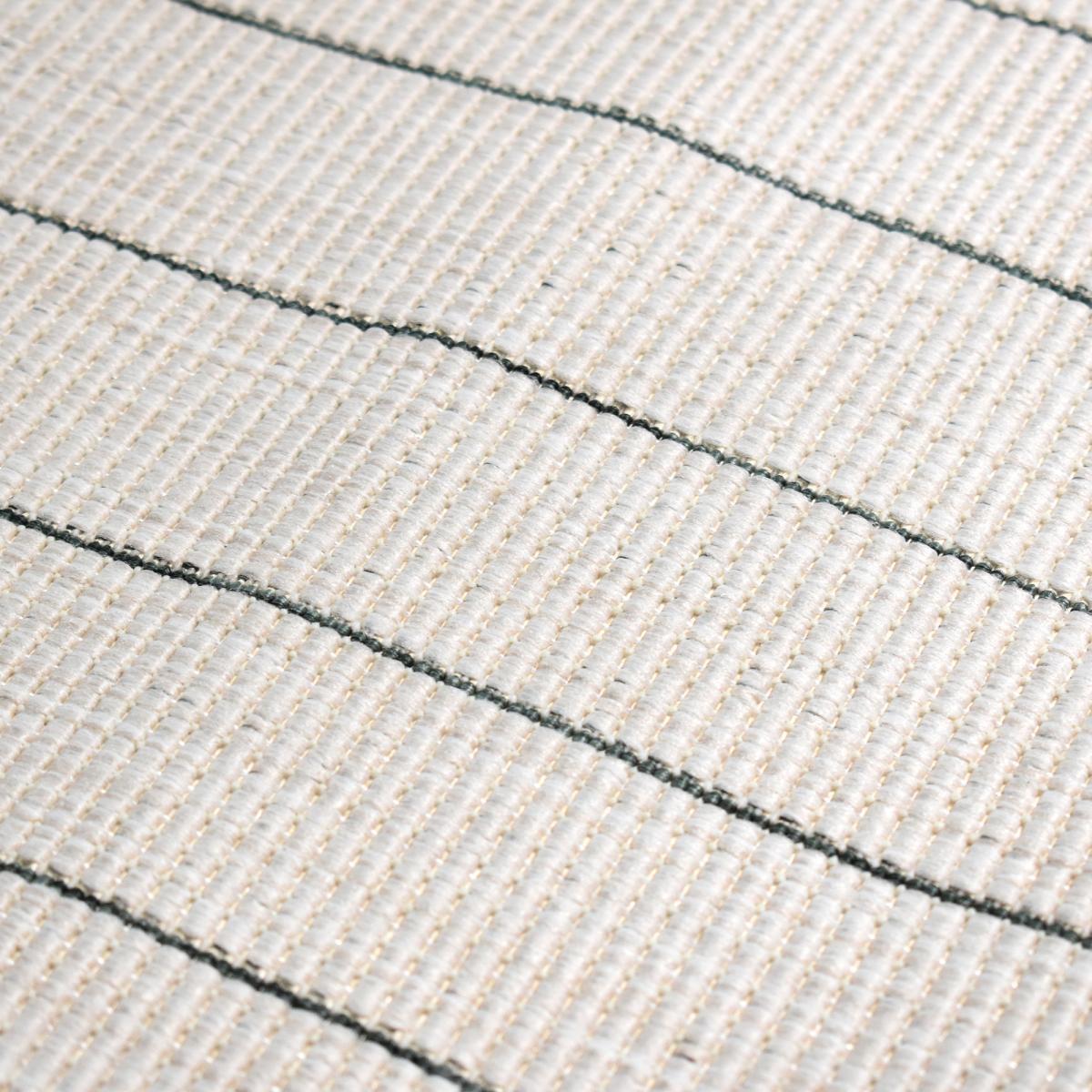 Tapis d'extérieur reversible Faje vert motif tendance ton sur ton