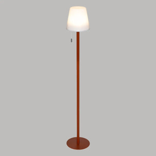 Lampadaire extérieur "Zack" H108cm ambre