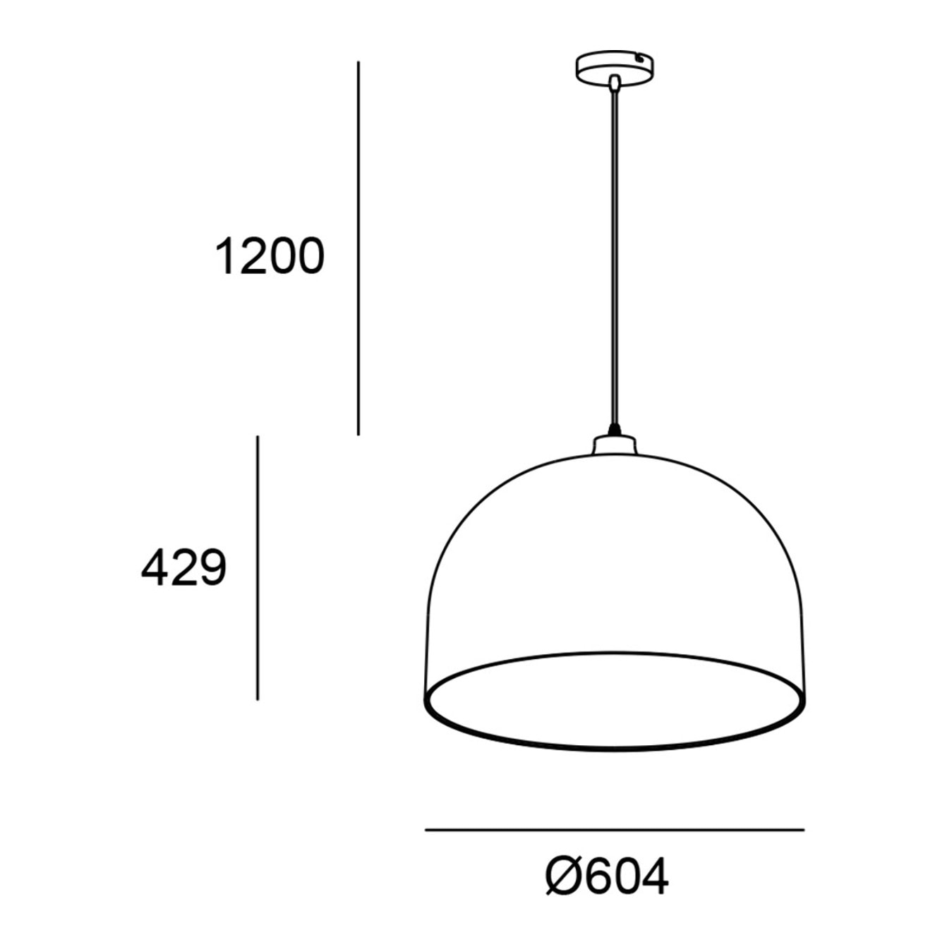 Forlight Cortic lampara colgante de rattan natural para bombilla E27