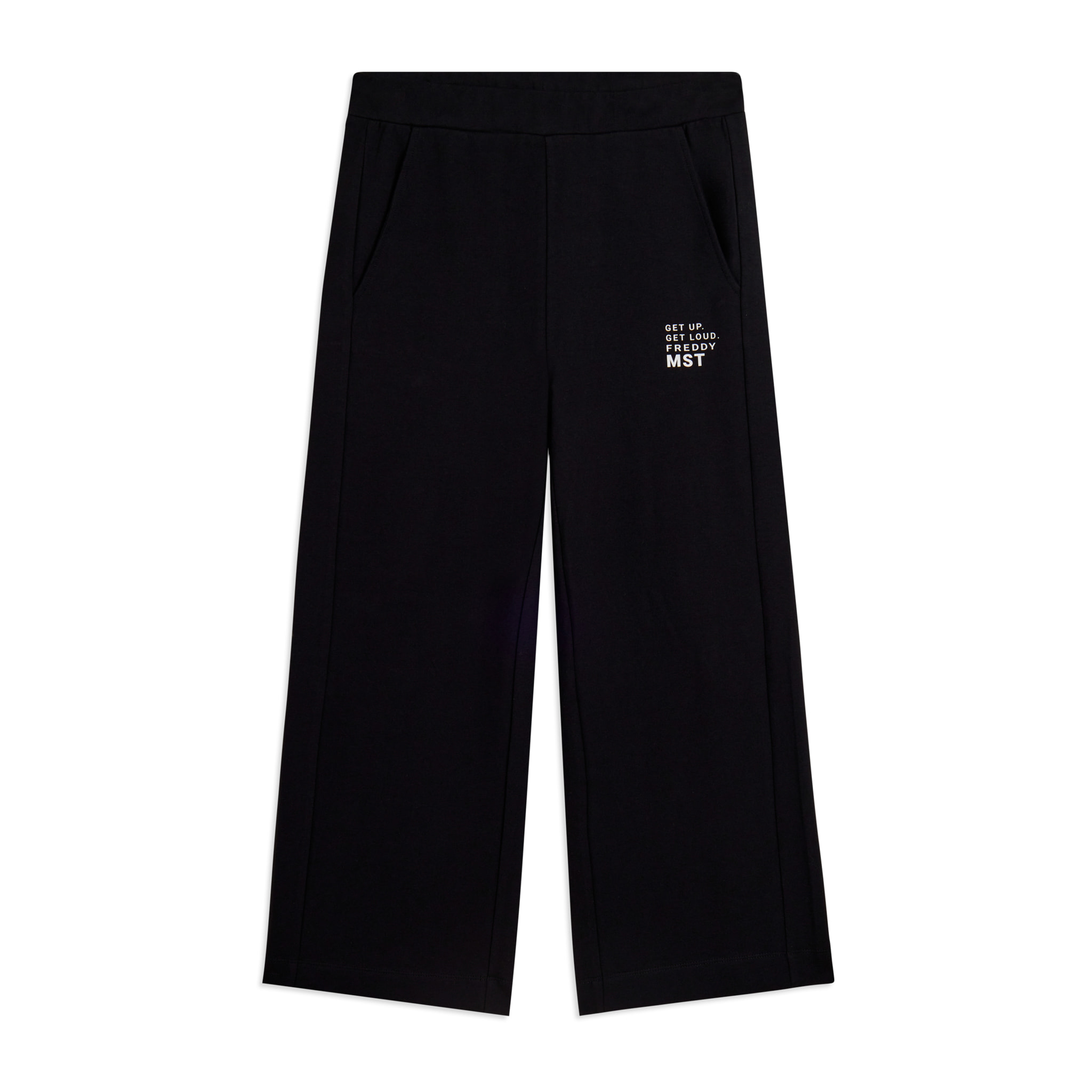 Pantaloni sportivi wide leg cropped con grafica FREDDY MST