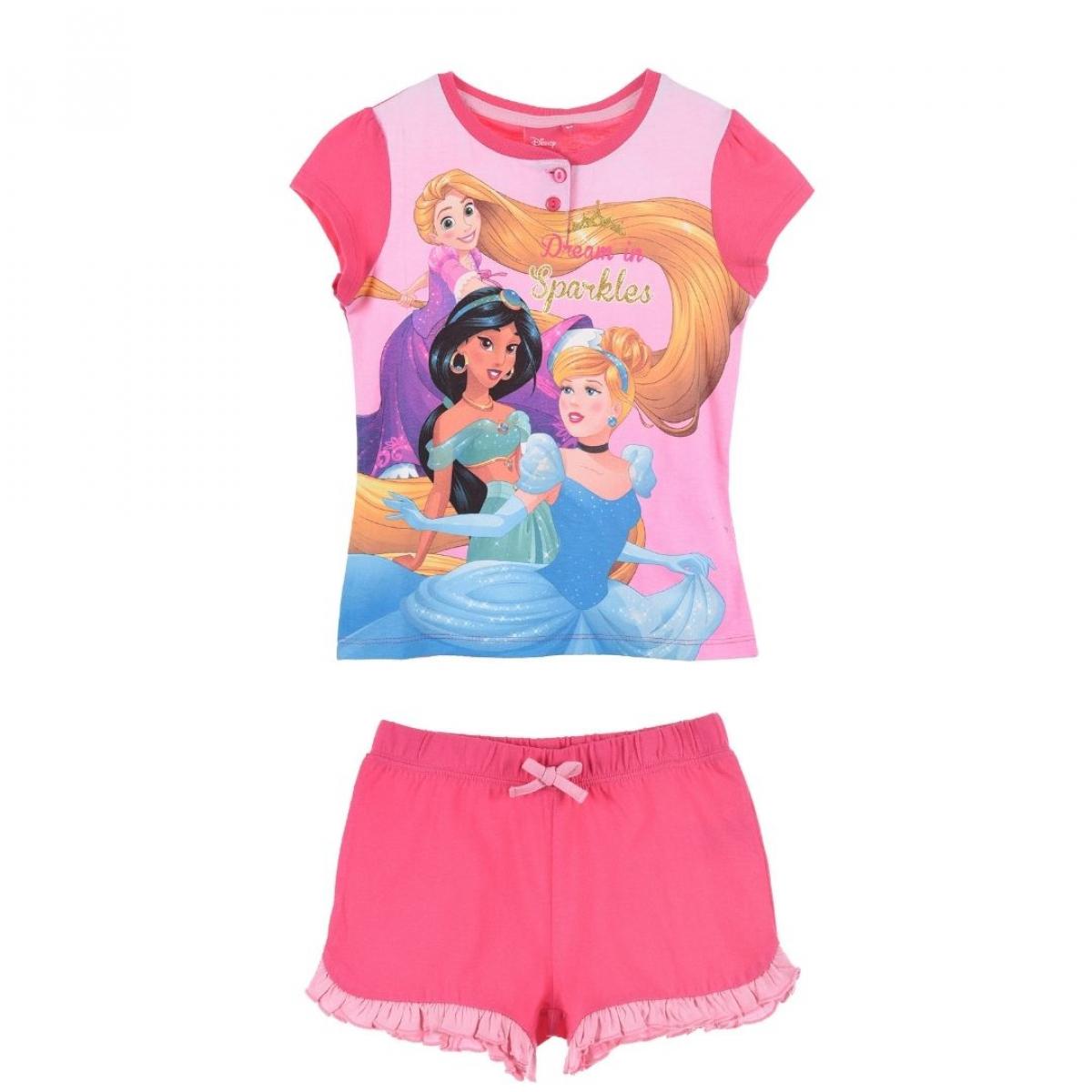 Pigiama estivo Principesse Disney Fuxia Lei Disney Fuxia