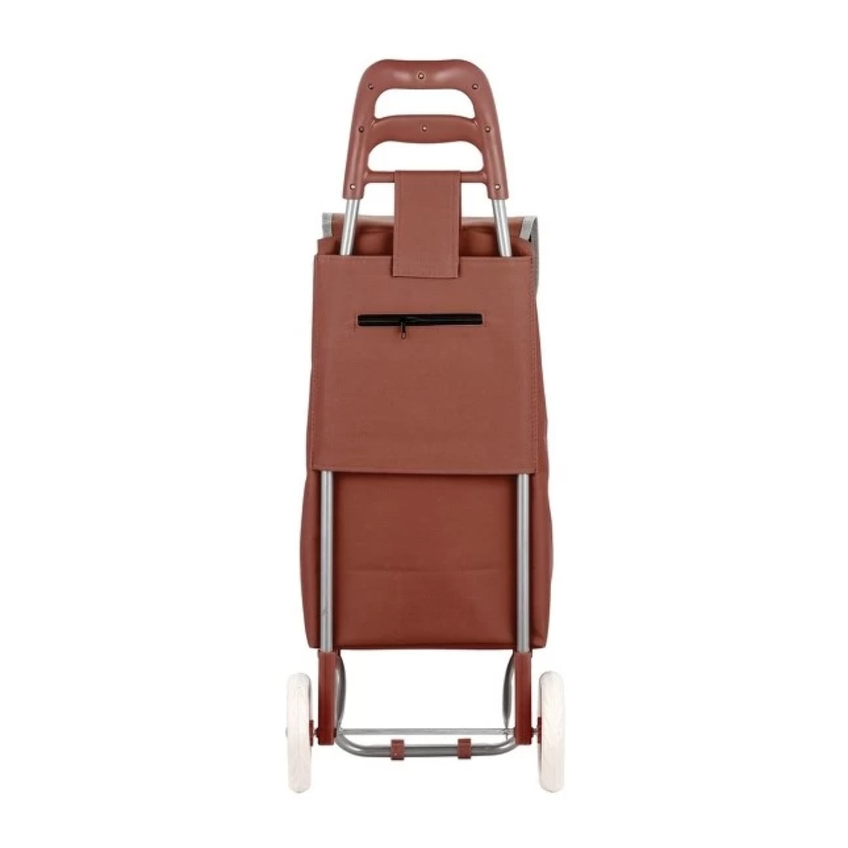 Poussettte de marché, chariot de courses pliable à  2 roulettes 33L Coloris assortis MSV