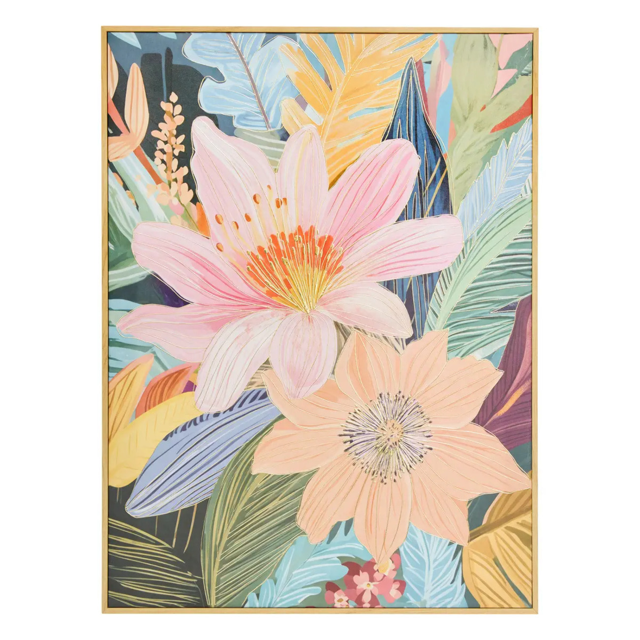 Toile imprimée encadrée Daisy 58x78cm