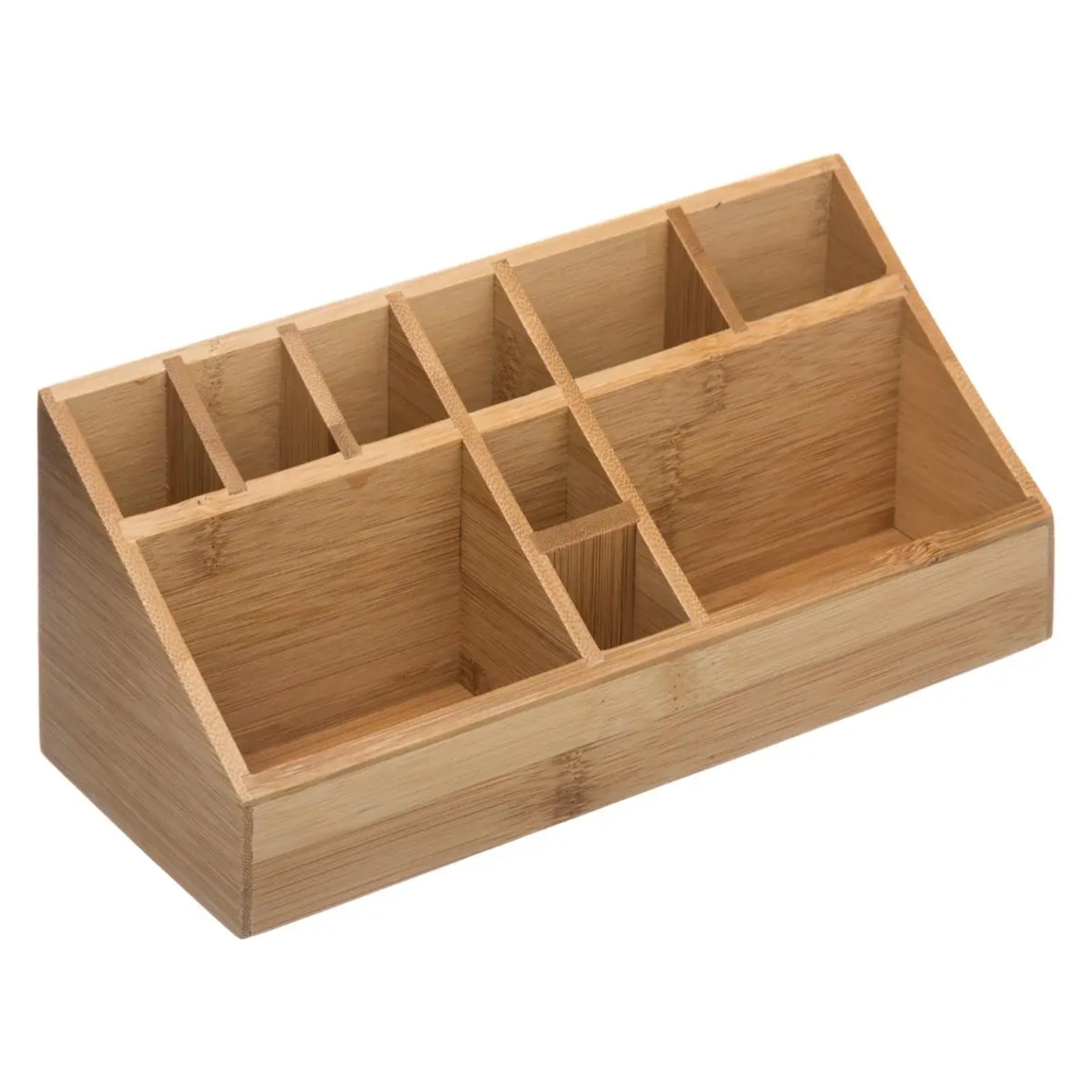 Organiseur 10 compartiments bambou