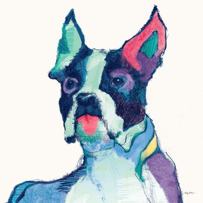 Tableau animaux Bouledogue Ulysse Toile imprimée