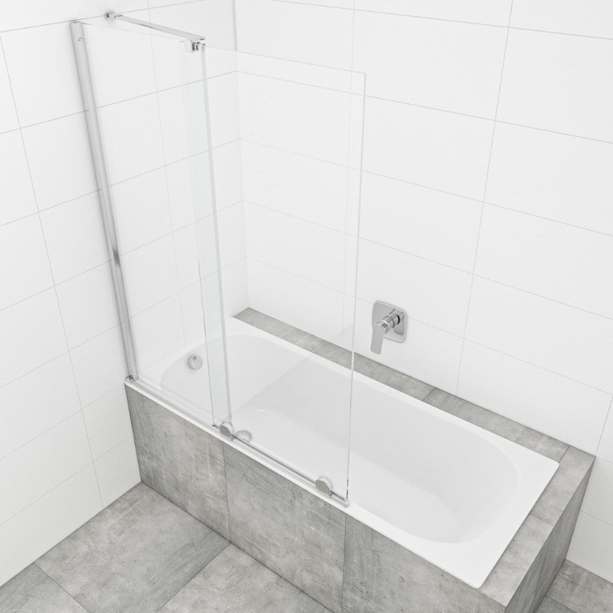 Walk-In Xmotion Pare baignoire 150x117,5 cm, chrome (SATWIXMVZ150)