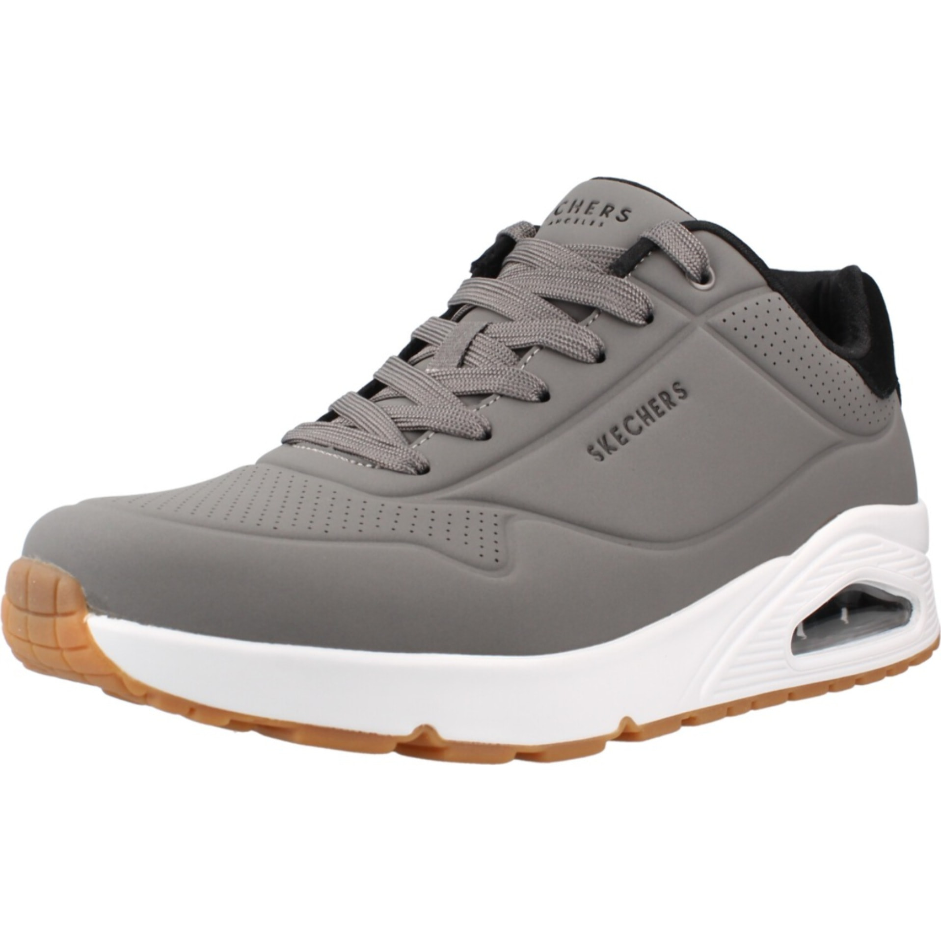 Sneakers De  Hombre Uno - Suited On Air Gris