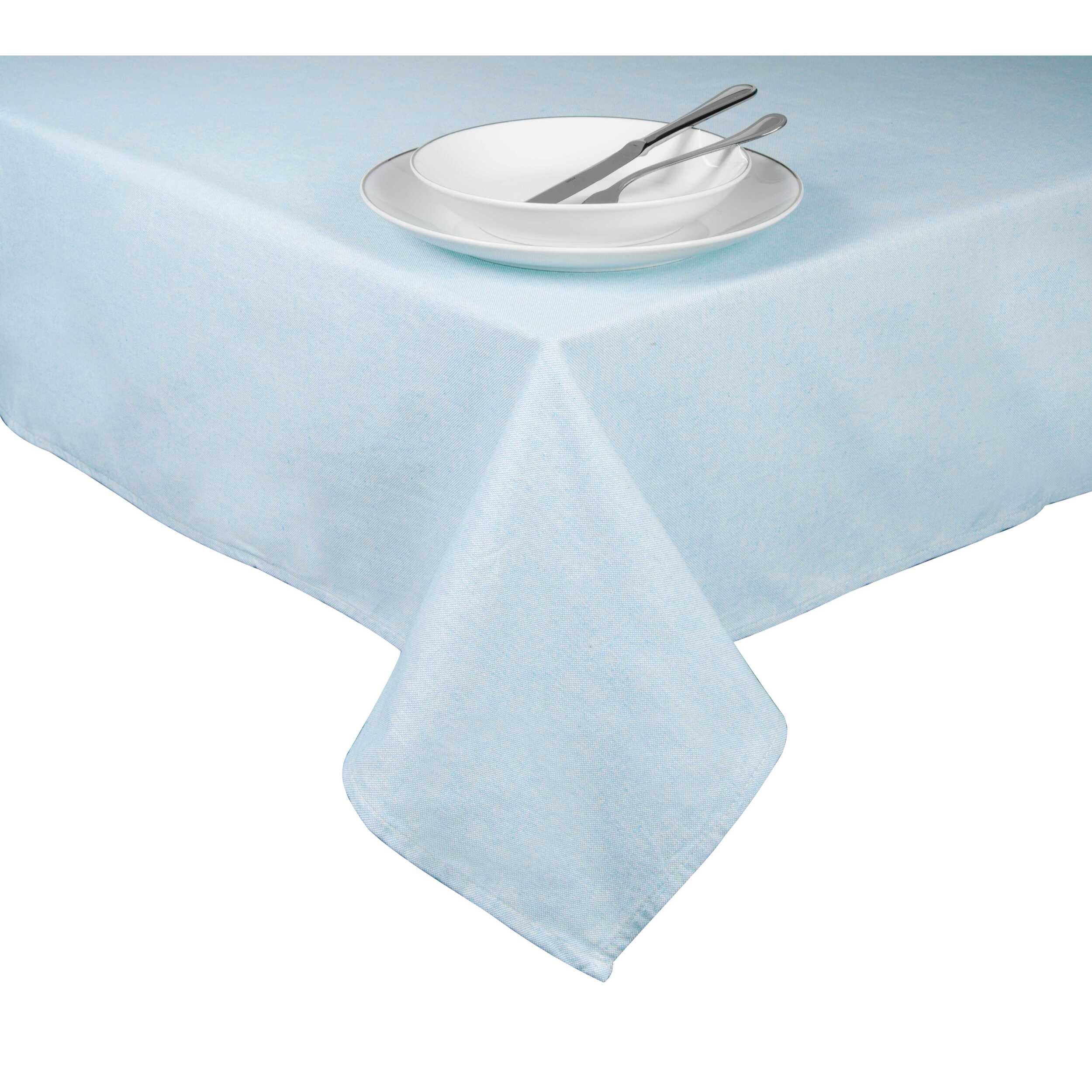 Nappe 140×180 Excelsa – Pastel Color, Coton Bleu Clair