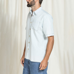 CAMICIA MANICA CORTA IN DENIM REPLICA LEGGERO