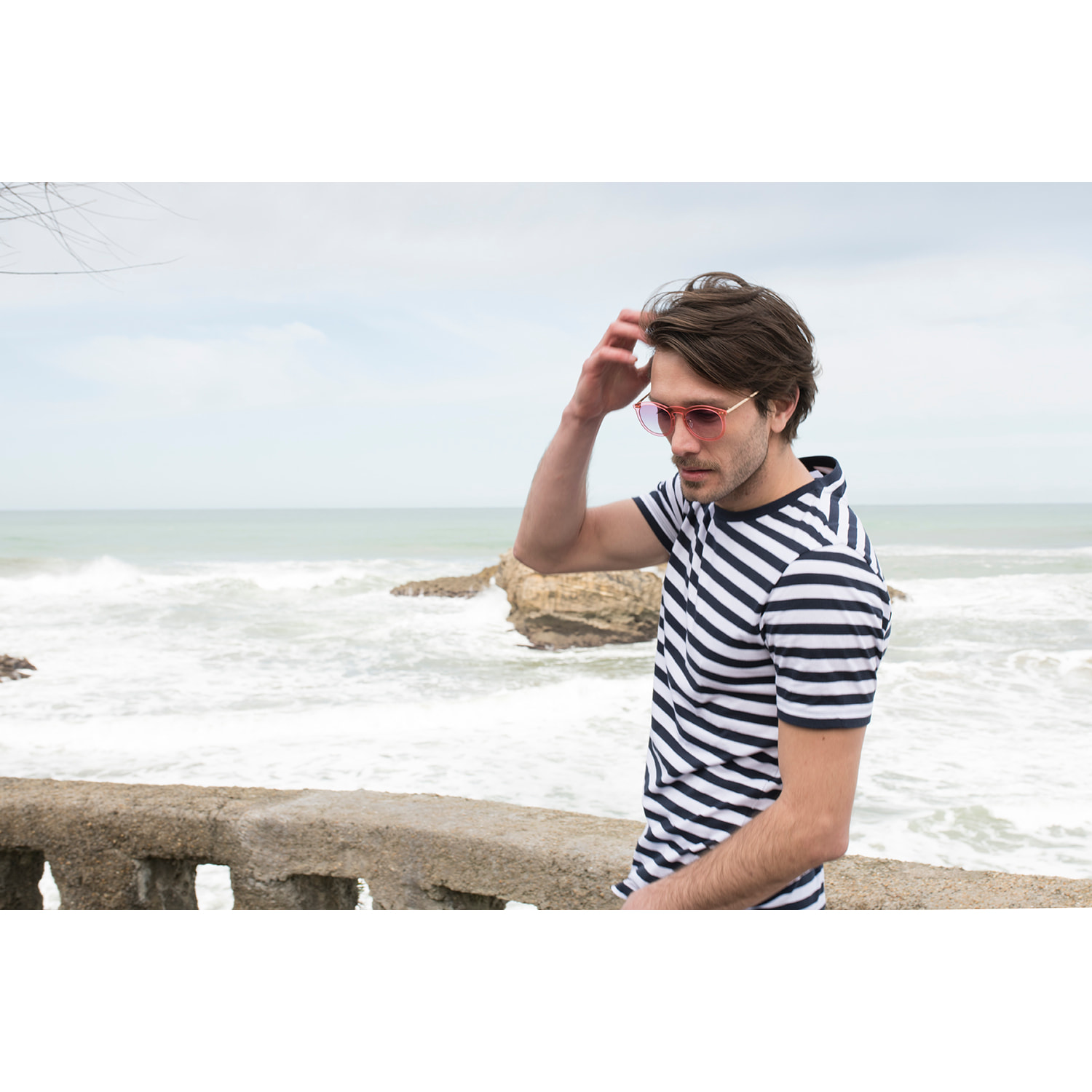 GAFAS DE SOL SUNPERS BIARRITZ DOUBLE LENS de color Violeta