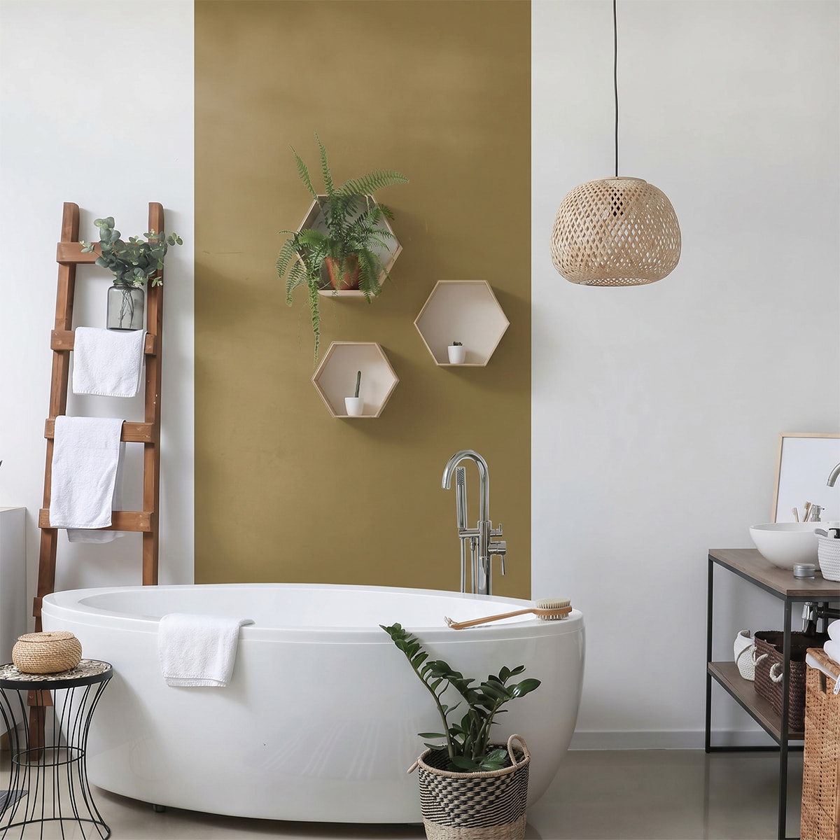 Rouleau adhésif décoratif Vinyle au Mètre - Marron clair - Sticker Lavable Imperméable Mur Cuisine Meubles