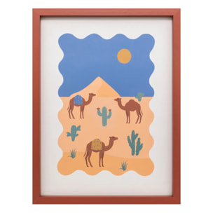 Tableau imprimé encadré "Arone" 30x40cm