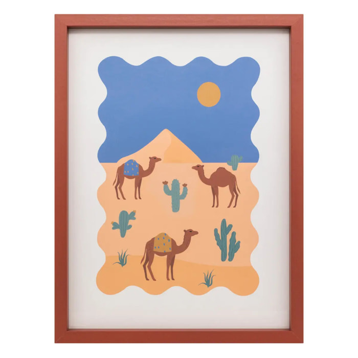 Tableau imprimé encadré "Arone" 30x40cm