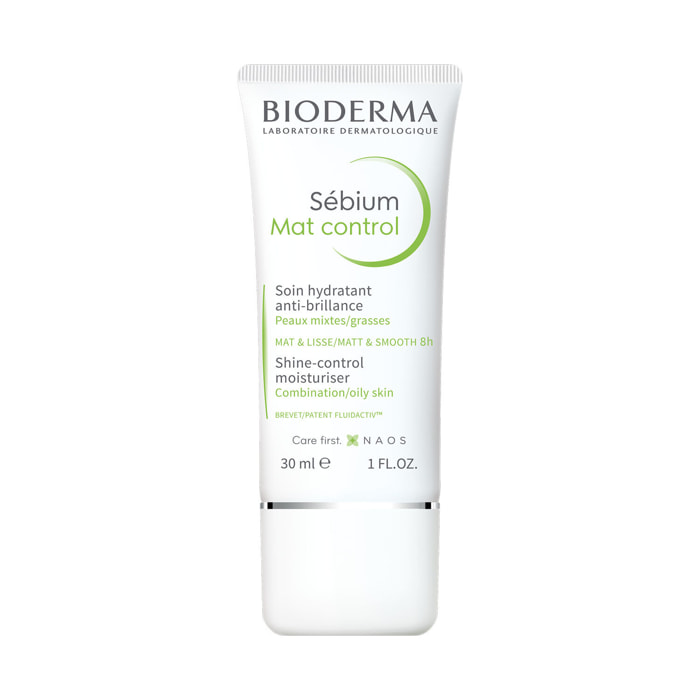 Sébium Mat Control - Soin Hydratant Anti-Brillance - Peaux Sensibles Mixtes à Grasses 30 ml